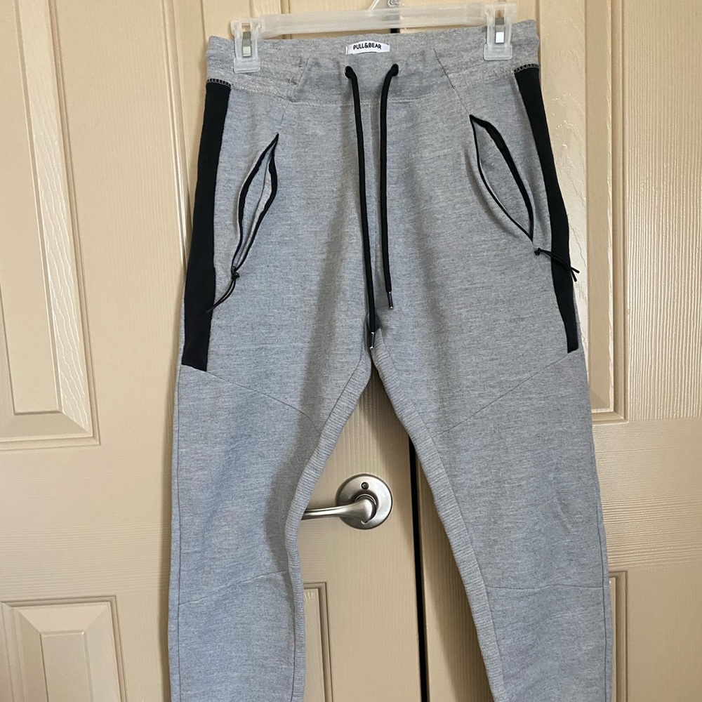 Mens gray sweatpants